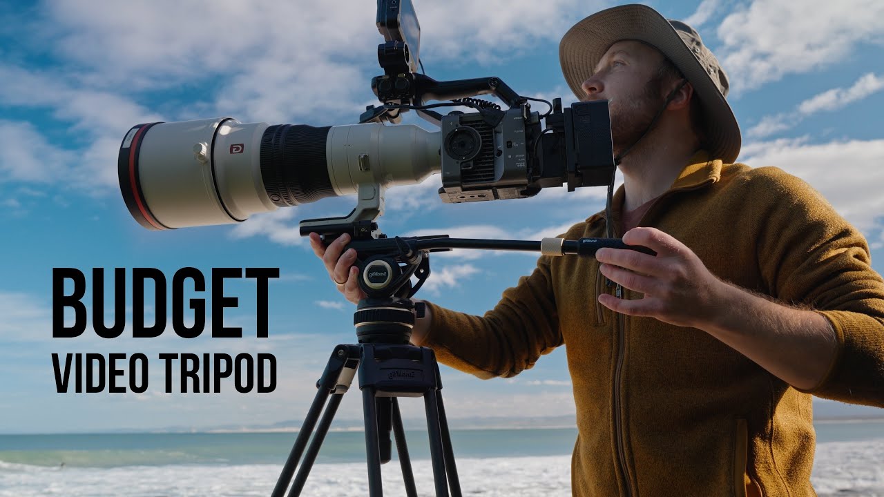 Best BUDGET TRIPOD for FILMMAKING - SmallRig FreeBlazer AD100 Review - CHEAP Video Tripod FluidHead