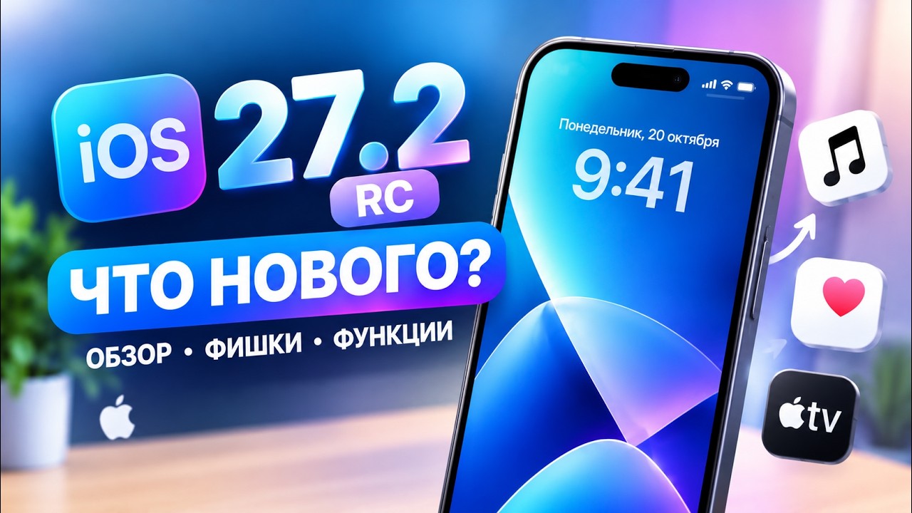 iOS 27.2 RC ВЫШЛА! Что нового в iOS 27.2? Полный обзор айос 27.2