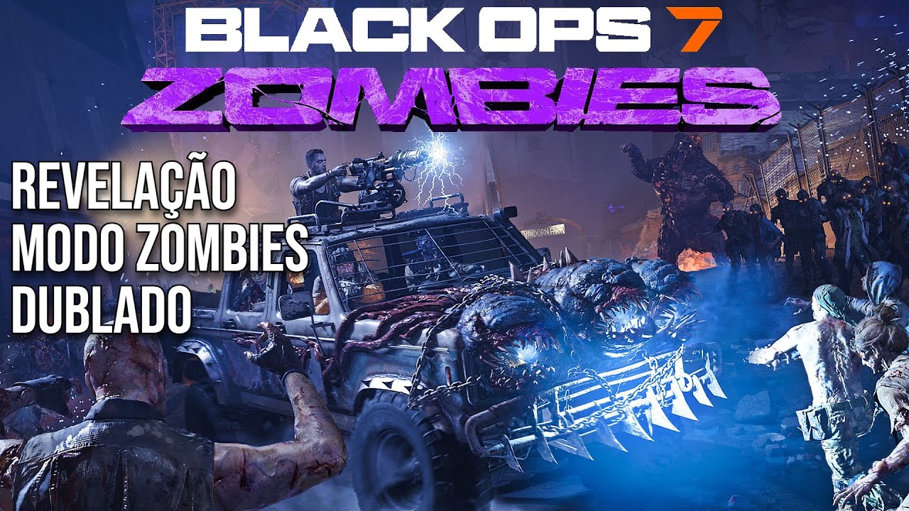 ASHES OF THE DAMNED Trailer Gameplay Dublado Pt Br - BO7 ZOMBIES