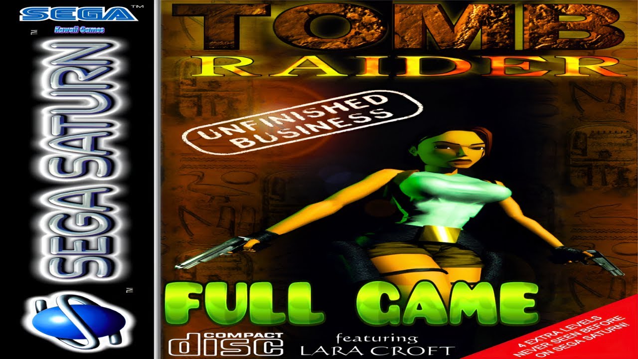 Tomb Raider: Unfinished Business [SEGA SATURN] 100% ALL SECRETS Walkthrough FULL GAME [4K60ᶠᵖˢ UHD🔴]