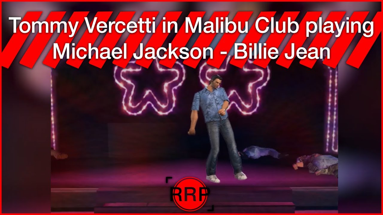 Tommy Vercetti in Malibu Club playing Michael Jackson's - 