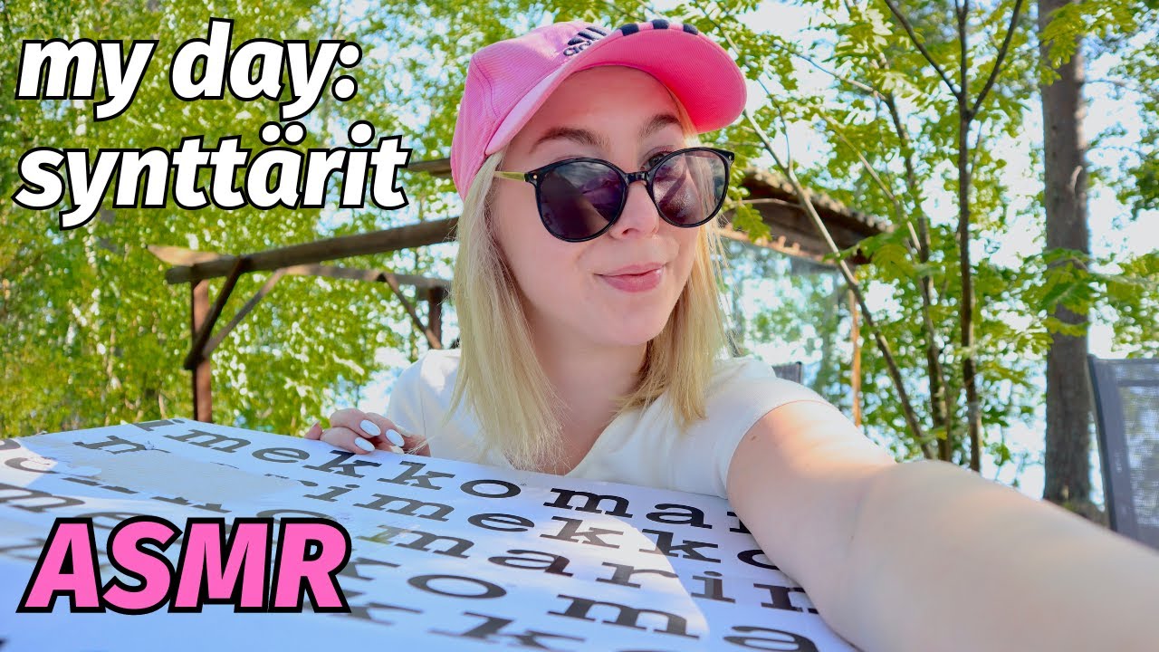 ASMR SUOMI 💕 SYNTYMÄPÄIVÄ MY DAY 💕 (Mukana lahjojen avaus 🎁🎂)