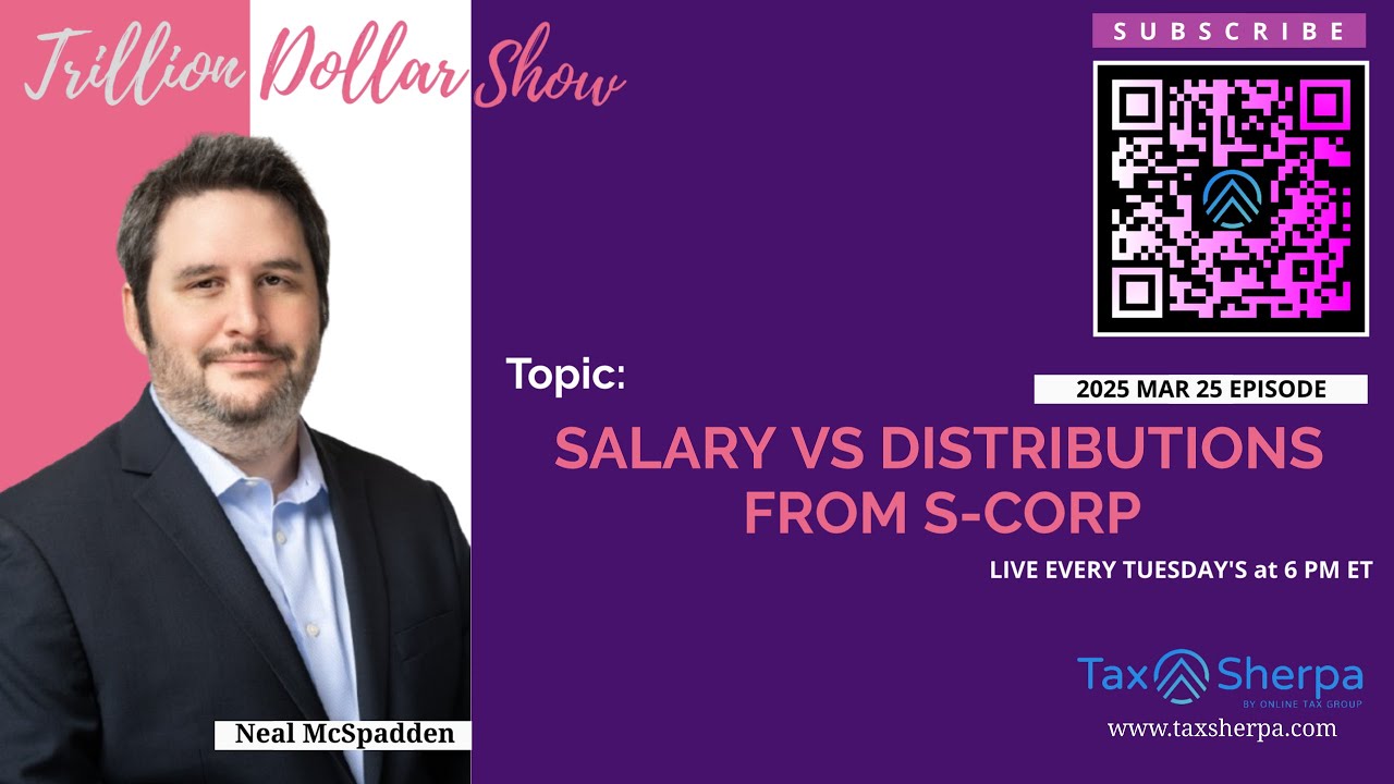 Salary vs  Distributions from S-Corp