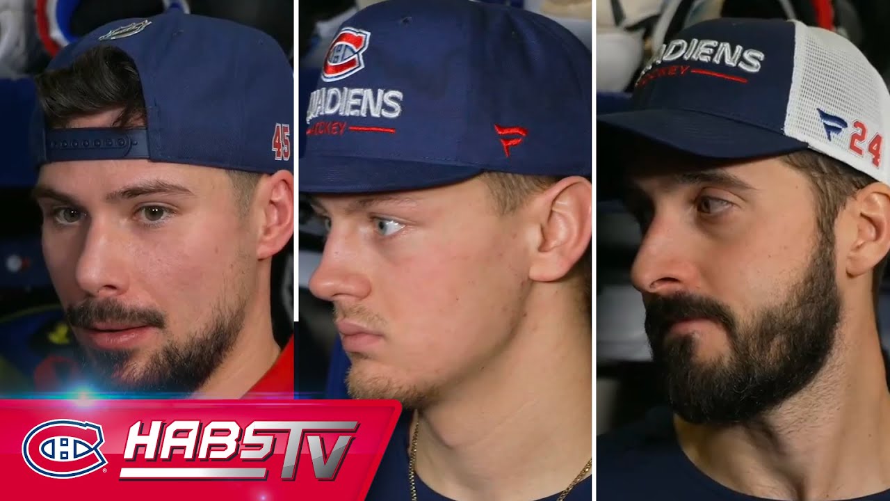 Carrier, Bolduc + more Habs address the media at practice | FULL PRESS CONFERENCES