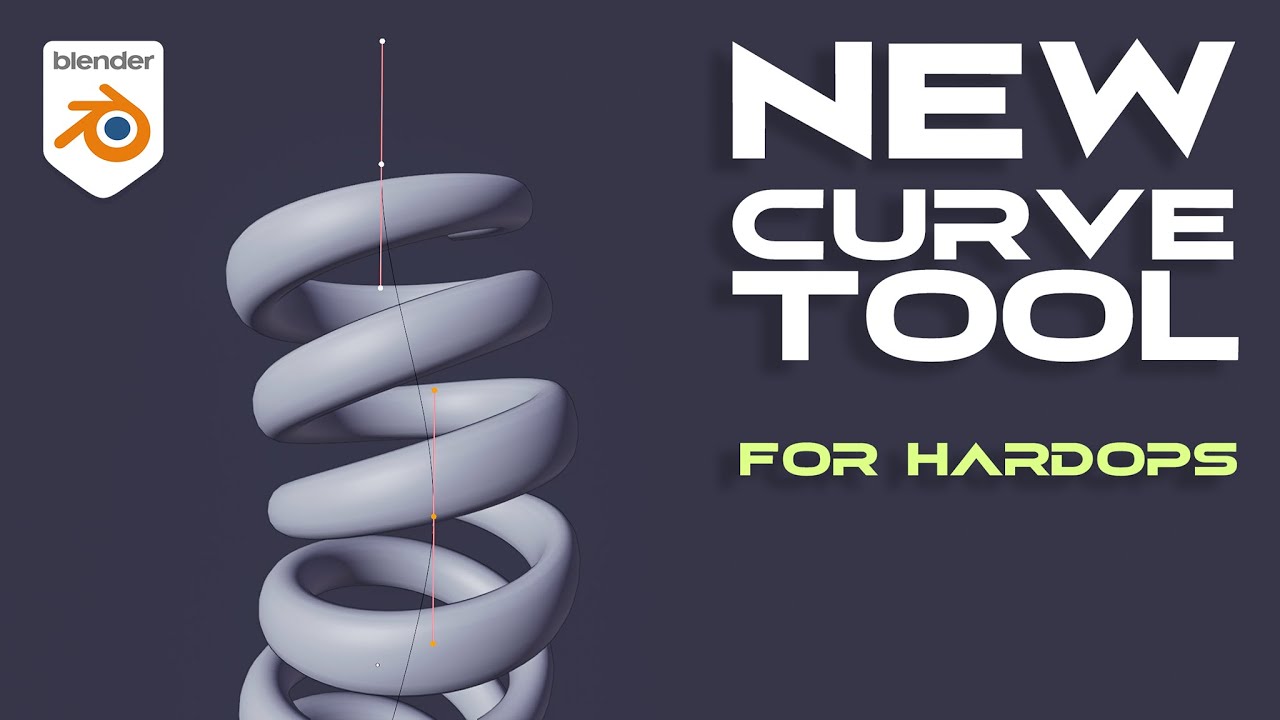 Blender Tutorial for HardOPS - New Curve Modifier Tool