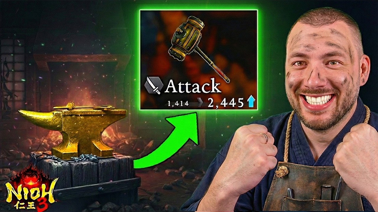 The Trick to Blacksmithing in Nioh 3! - Soul Match, Reforge, Remodel, Everything