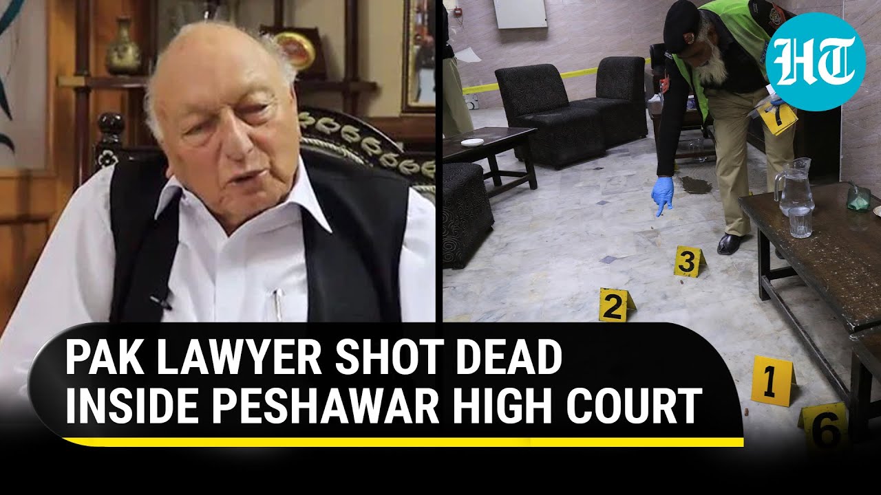 Pak Shocker: Lawyer Latif Afridi gunned down inside Peshawar HC in broad daylight | Details