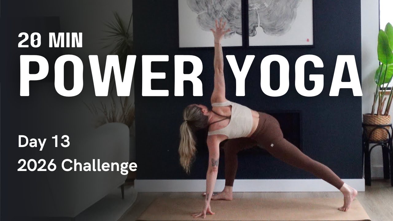 20 Min Power Yoga Flow | Everyday Yoga Routine For Strength & Energy | Day 13 - 21 Day Challenge