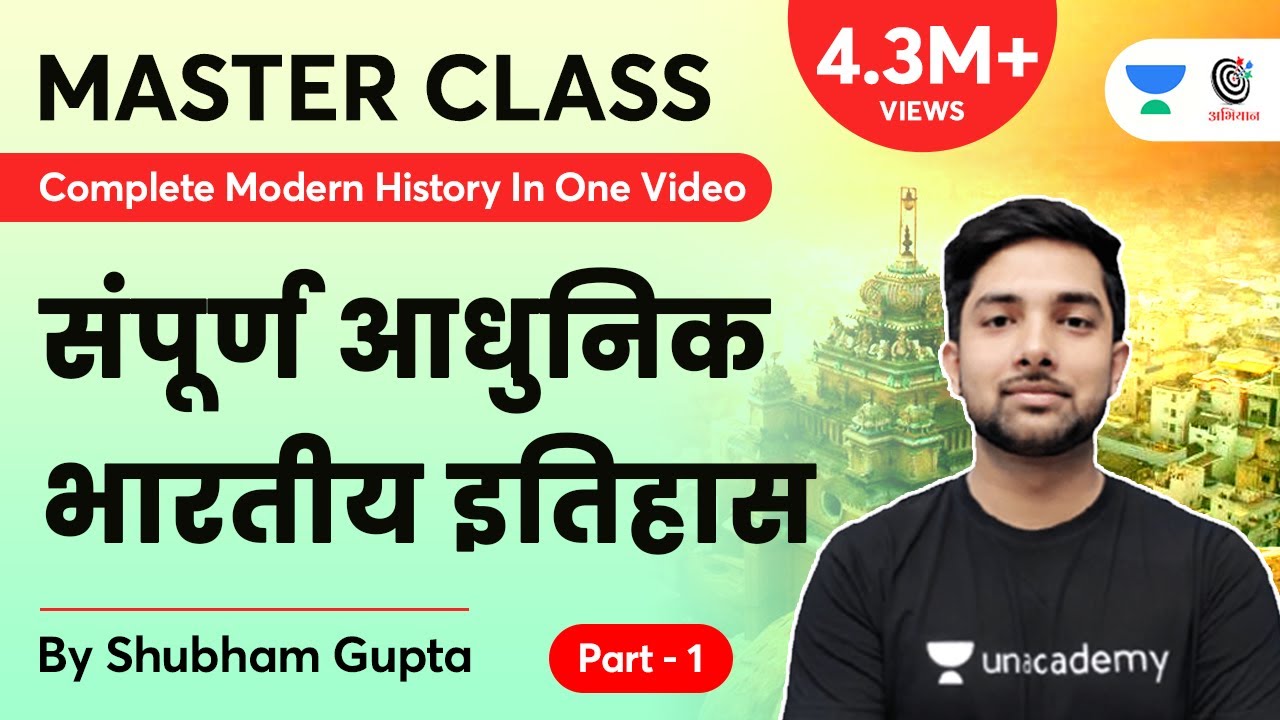 Complete Modern History In One Video | संपूर्ण आधुनिक भारतीय इतिहास एक वीडियो में