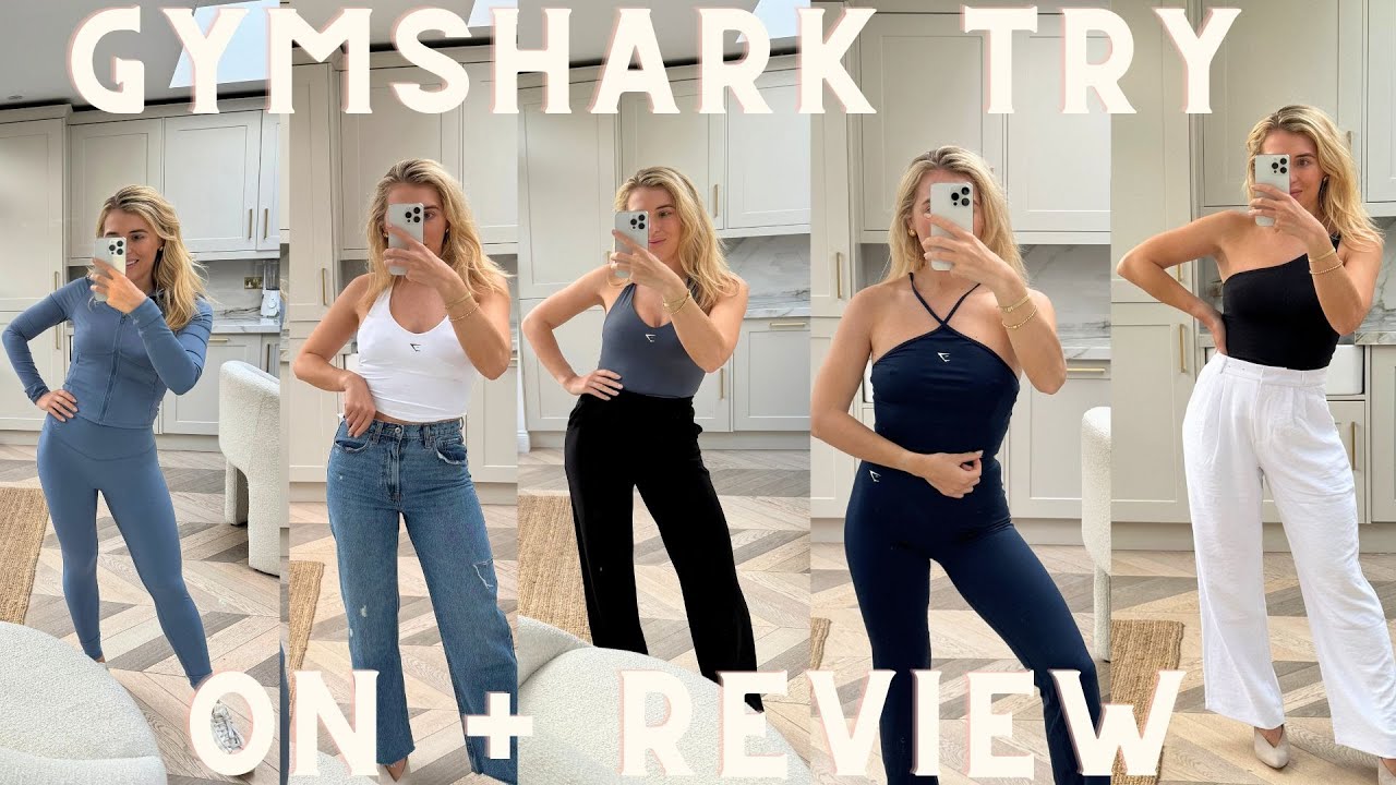 Примерка Gym Haul — примерка GymShark и обзор GymShark — лучшие товары GymShark + леггинсы GymShark