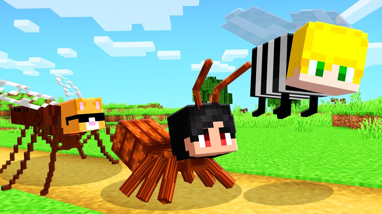 Civilização dos Insetos no Minecraft!