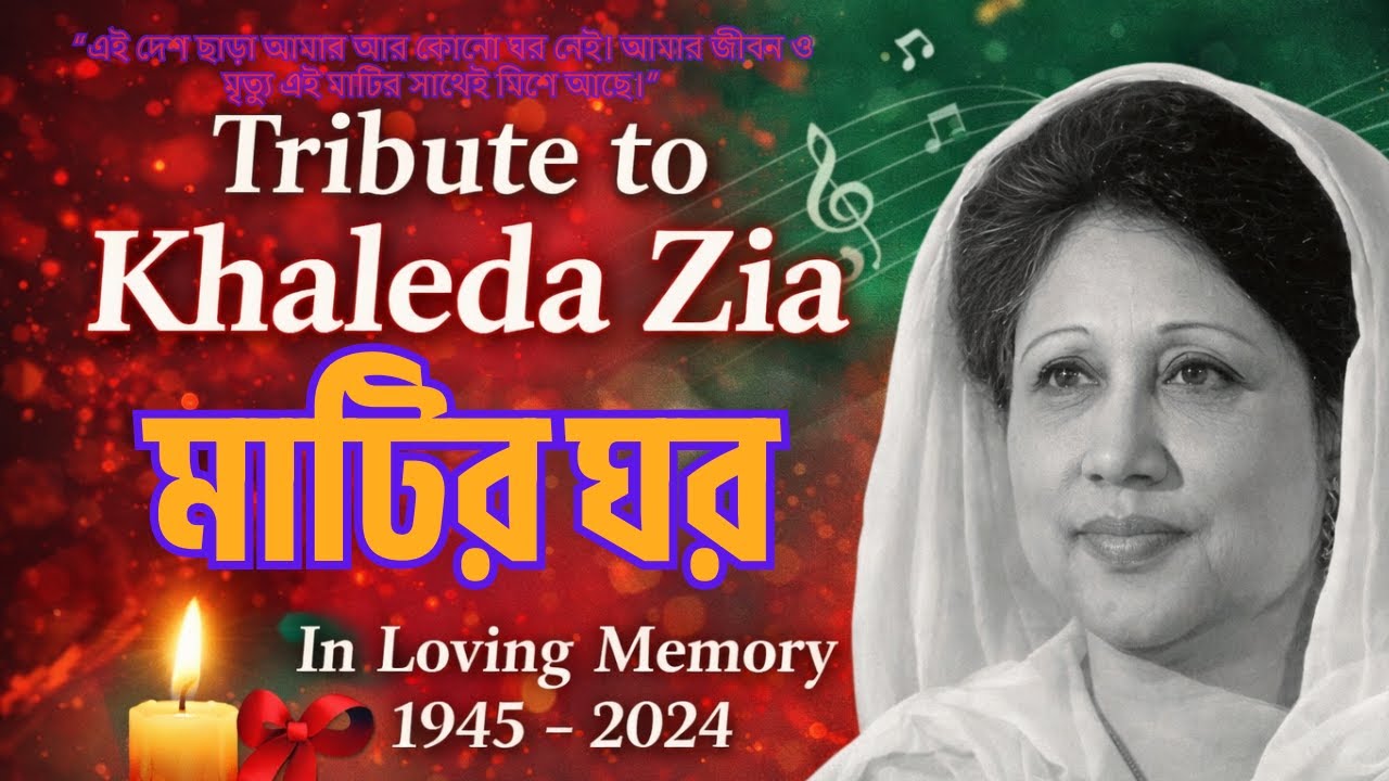 মাটির ঘর বেগম খালেদা জিয়া #khaledazia #tarekarrahman #viralsong #viralvideo #janaza #youtube