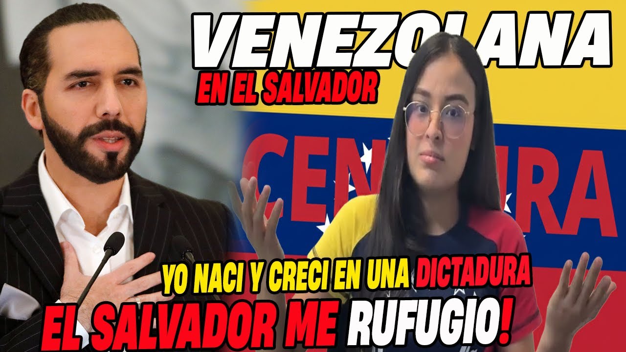 🚨VENEZOLANA lo deja TODO en su PAÍS para irse a VIVIR en El Salvador de BUKELE 🤯👀