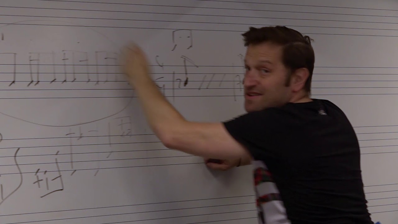 IMEP Paris College of Music, Masterclasse Franck Agulhon exercices 2
