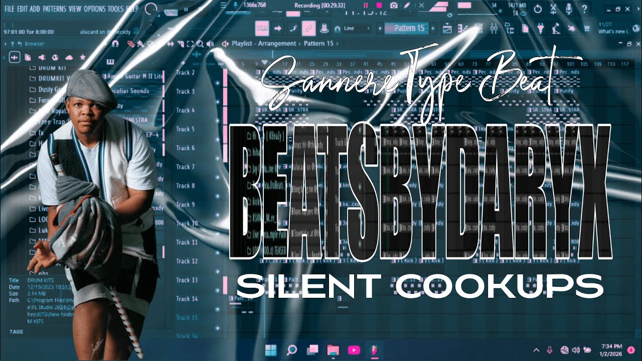 Making a beat for Sannere in FL Studio - Silent Cookups