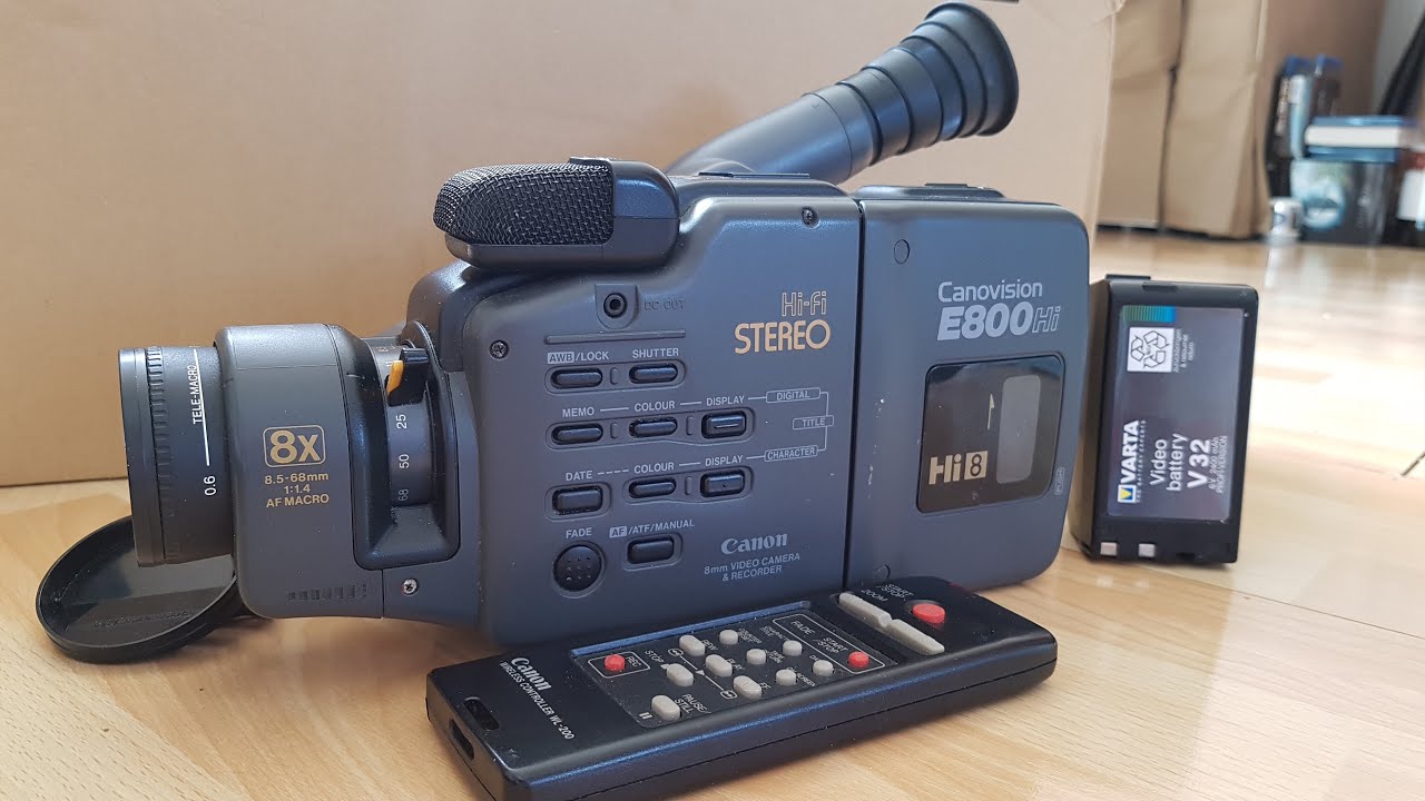Canon Canovision E800HiE Hi8 Video Camera