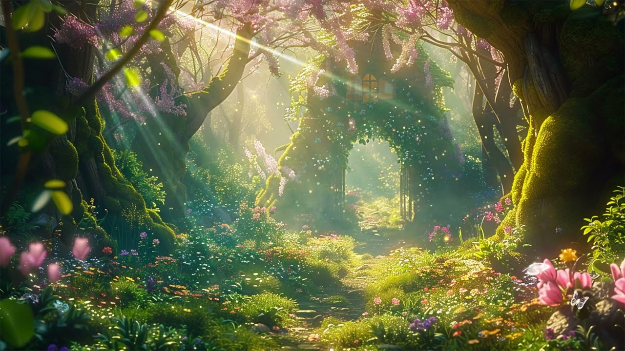 Magical Fairy Forest Ambience | Enchanted Nature Music for Healing, Stress Relief, Deep Sleep