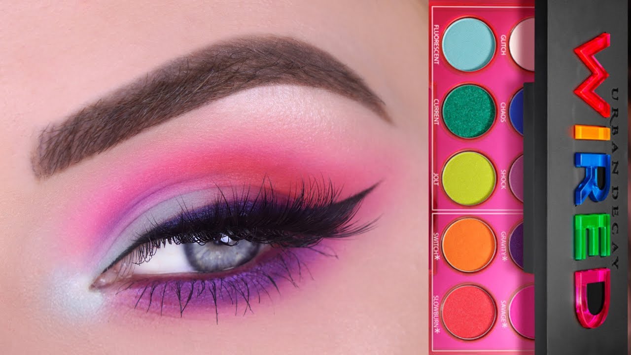 Urban Decay Wired Palette | Soft Pink and Purple Eyeshadow Tutorial
