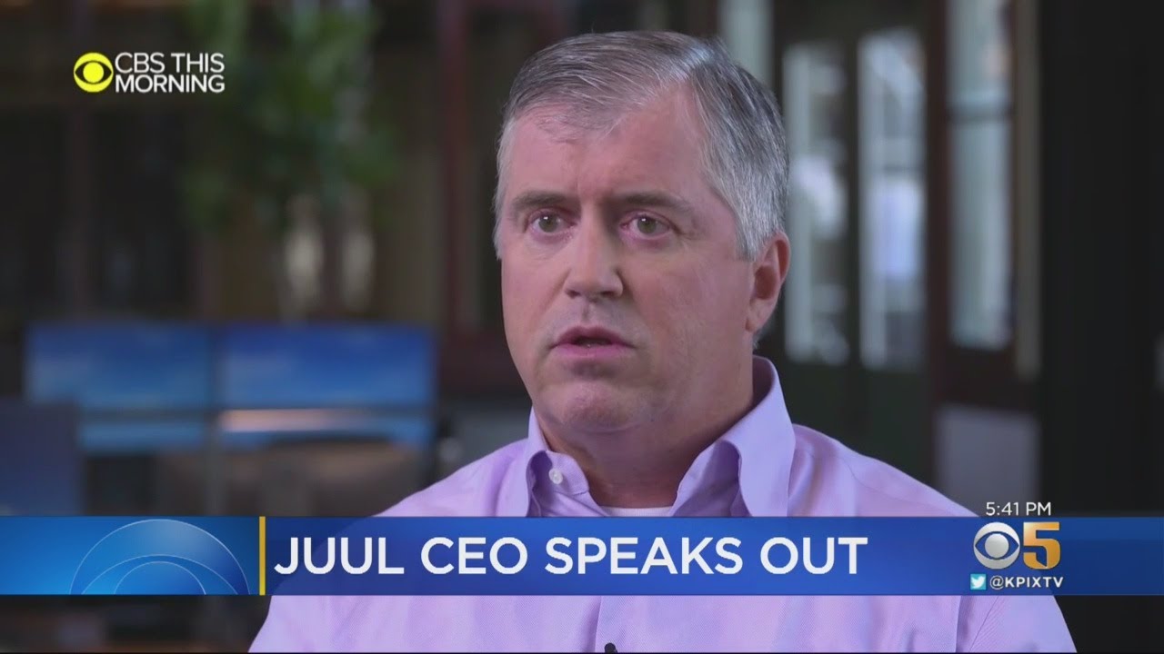 Juul CEO Says Company Will Work With CDC Amid Growing Number Of Illness Cases
