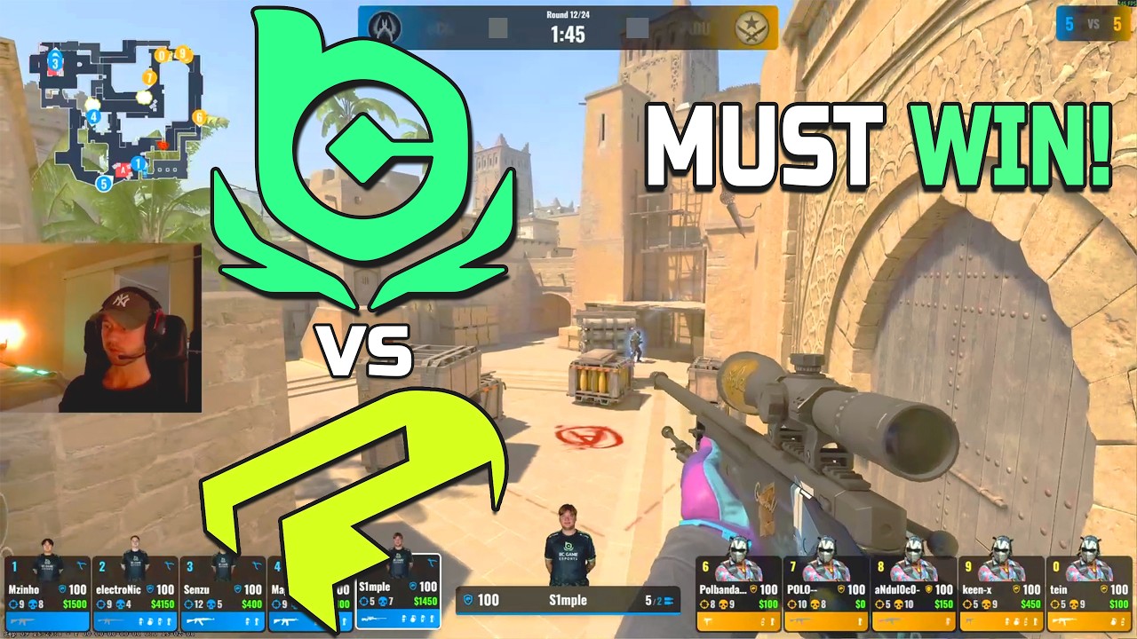 S1 ПРОТИВ БЫВШЕГО ТИММЕЙТА! BC.GAME против PURE &mdash; Хайлайты &mdash; Stake Pulse Beat III Open Qualifier ...