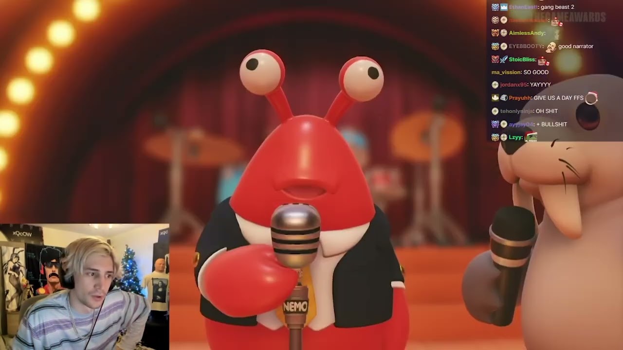 xQc reacts to Party Animals Gameplay Trailer ｜ The Game Awards 2022