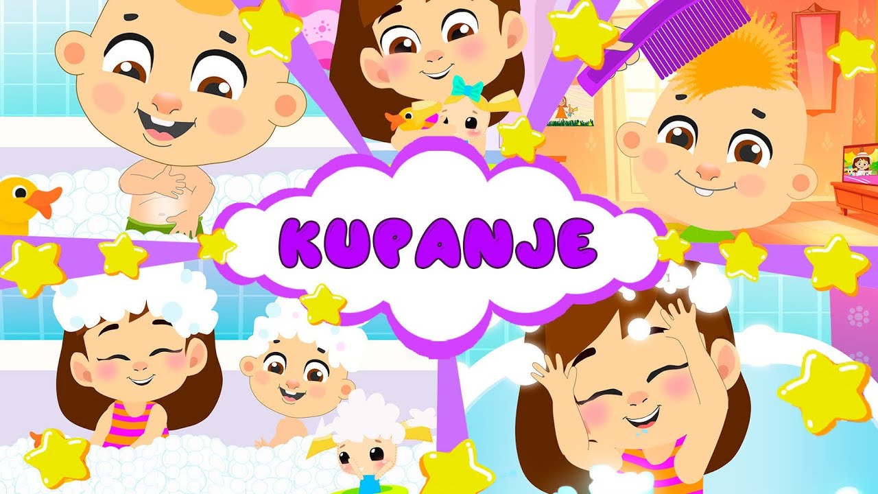 Djecije pjesmice: Kupanje! | Idemo se kupati! | pesme za decu | decije pesmice