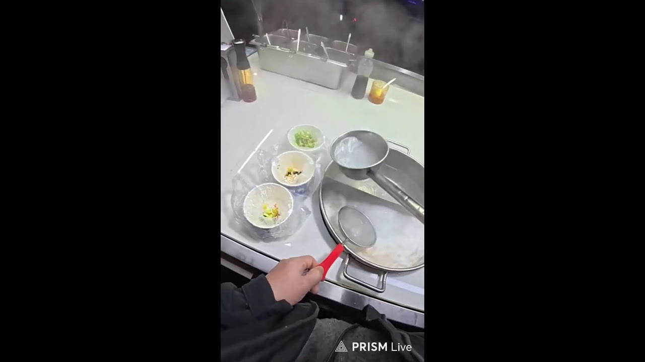 🔴 Chinese night outside street food 🌃