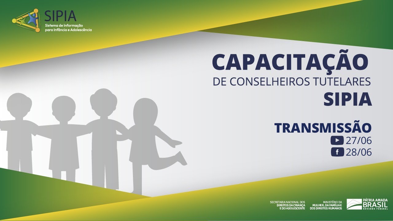 #AoVivo| Capacitação de conselheiros tutelares - SIPIA
