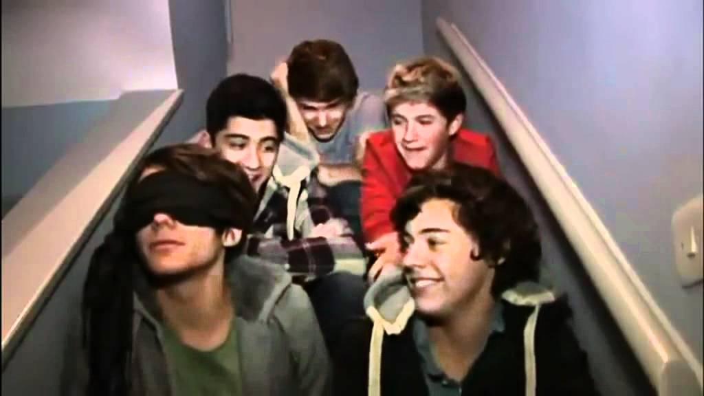 1D laughs