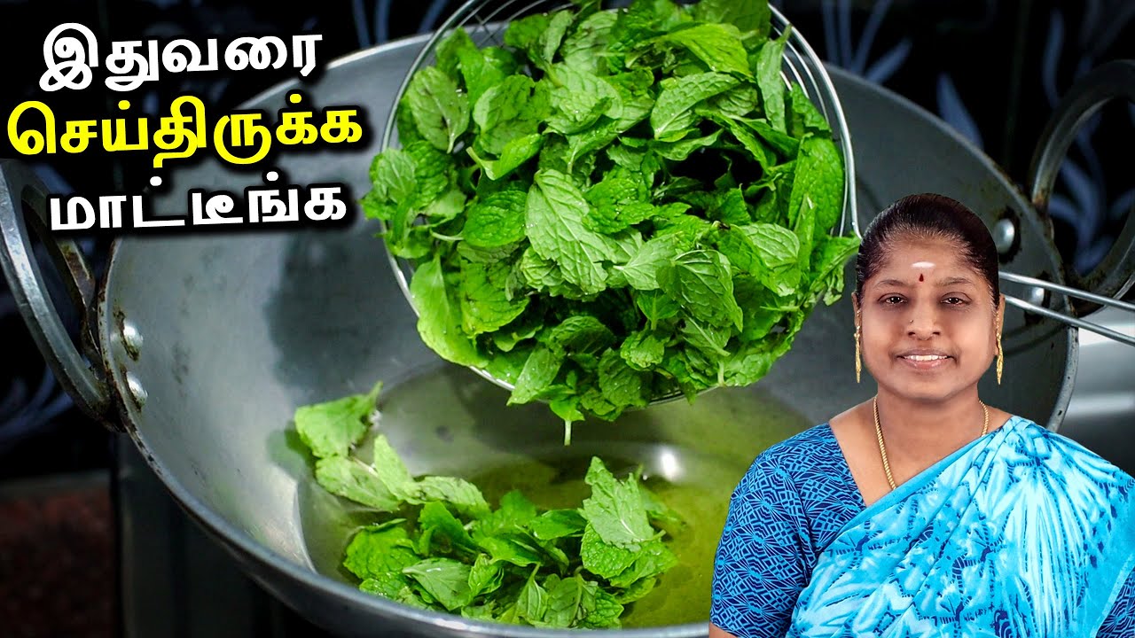 புதினா வெச்சி இப்படி செஞ்சி பாருங்க கொஞ்சம் கூட மிஞ்சாது | ரொம்பவே சூப்பரான சுவையான ரெசிபி
