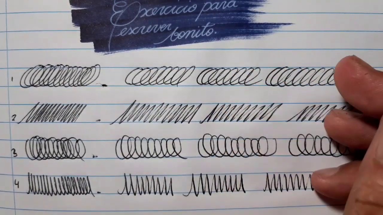 Como melhorar a coordenação motora e escrever bonito.  Caligrafia DS