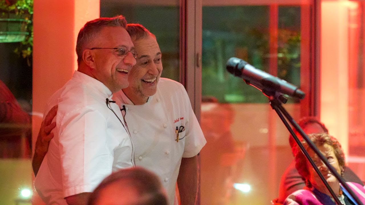 Alain Roux x his beloved cousin, Michel Roux Jr - a night for the history books.