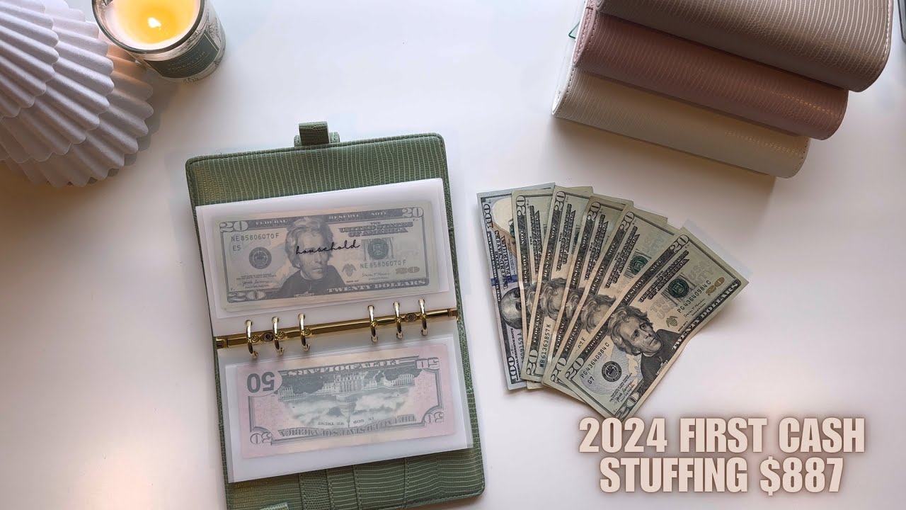 January 2024 First Cash Stuffing | Savings Challenges | Sinking Funds