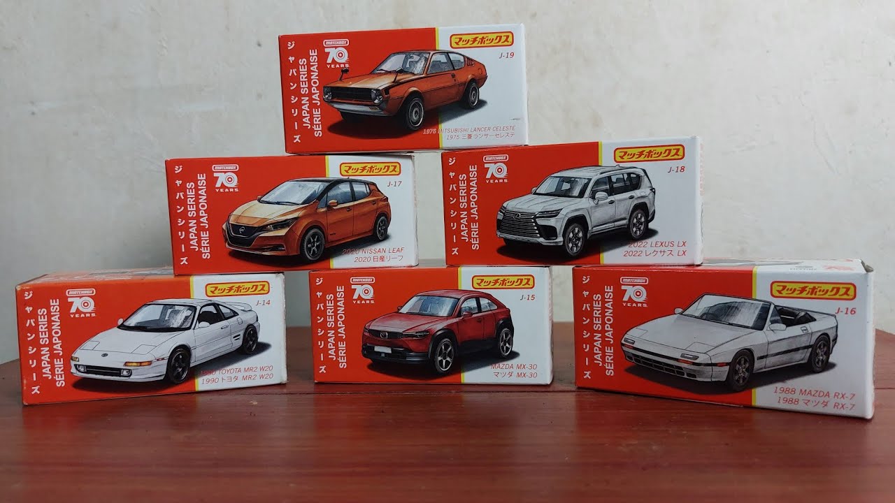 Matchbox Japan Series (J14 - J19). Unboxing & Review