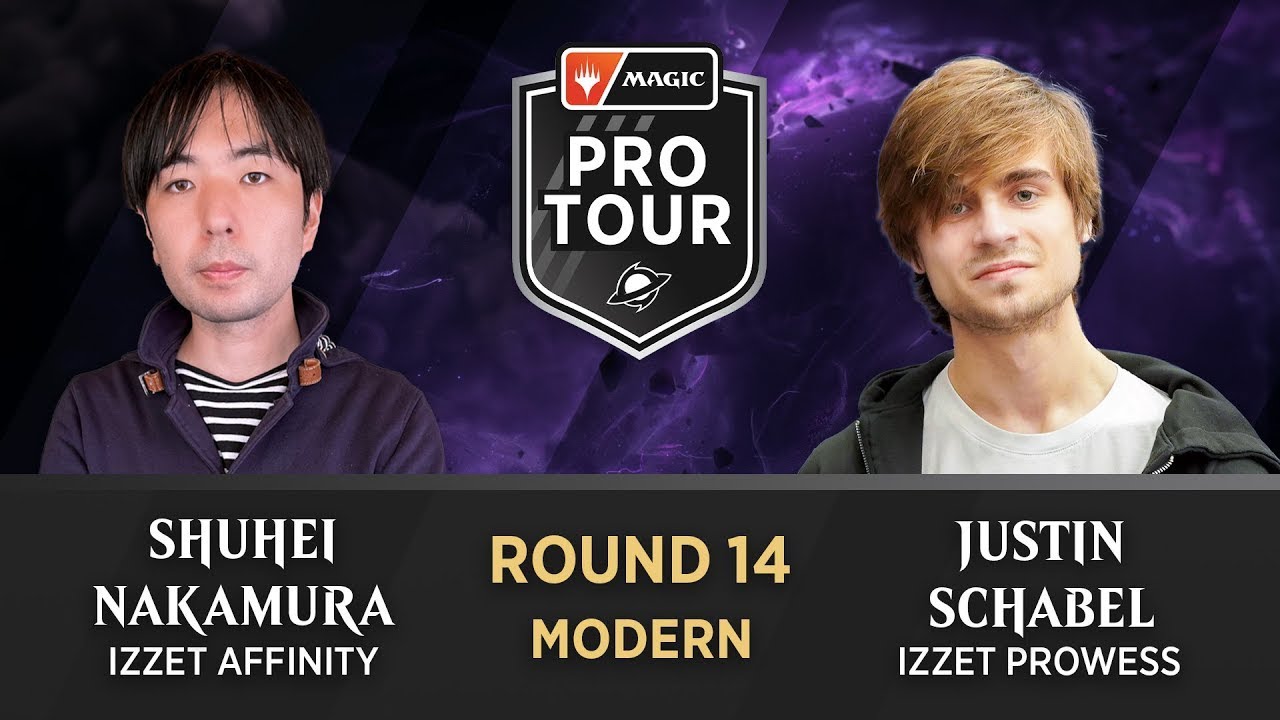 Shuhei Nakamura vs Justin Schabel | ROUND 14 | MODERN | Izzet Affinity vs Izzet Prowess | 