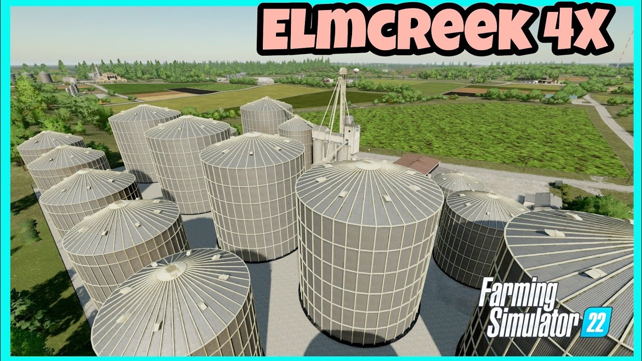 NEW MOD MAP - ELMCREEK 4X: FARMING SIMULATOR 22 *FLY OVER*