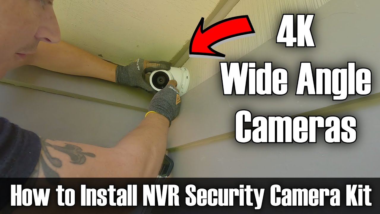 ONWOTE 16ch NVR Security Camera System with WIDE Angle 4K Cameras!!