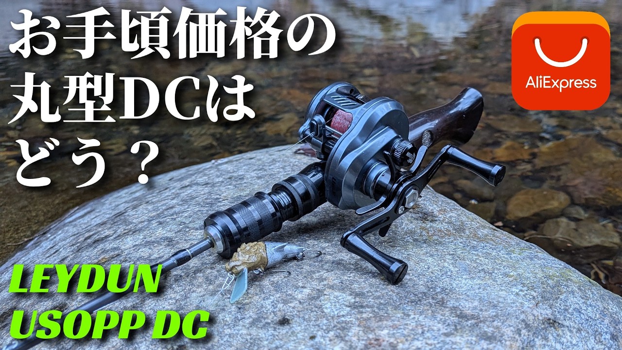 【実釣インプレ】お手頃価格の丸型DC LEYDUNのUSOPPを使ってみた【from AliExpress】