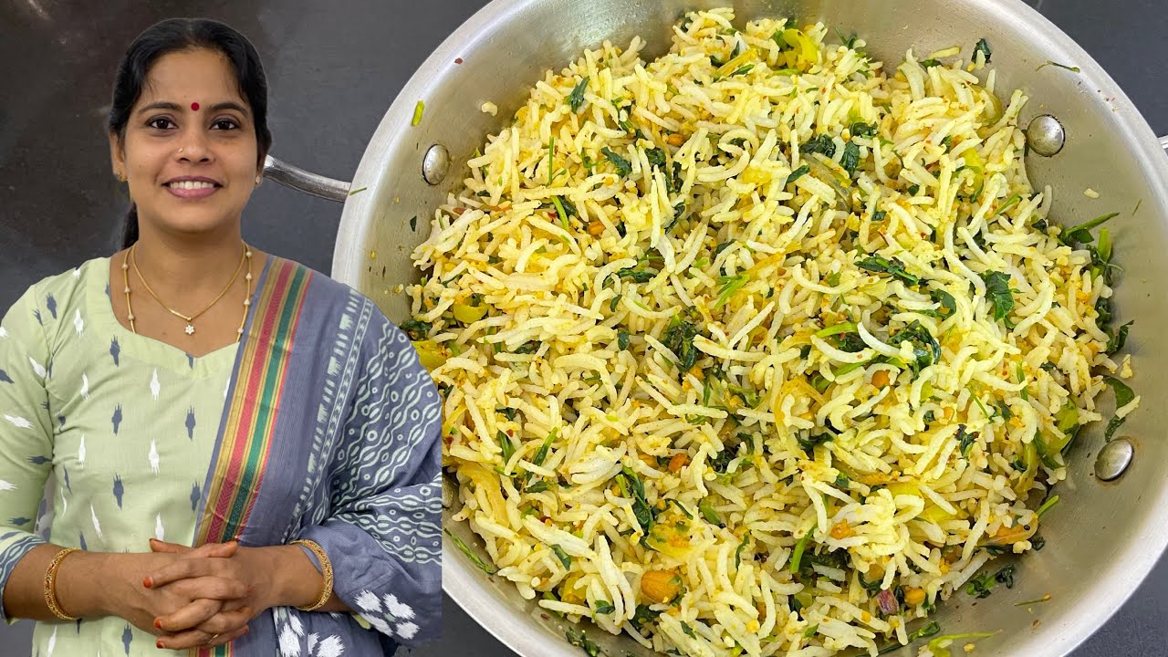 பொடி போட்ட வெந்தயக் கீரை சாதம் | Methi leaves Rice with Fresh Podi