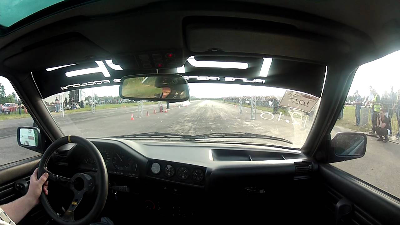 BMW  S14 turbo 12.0 1/4 mile , 182km/uur 1.6 60FT