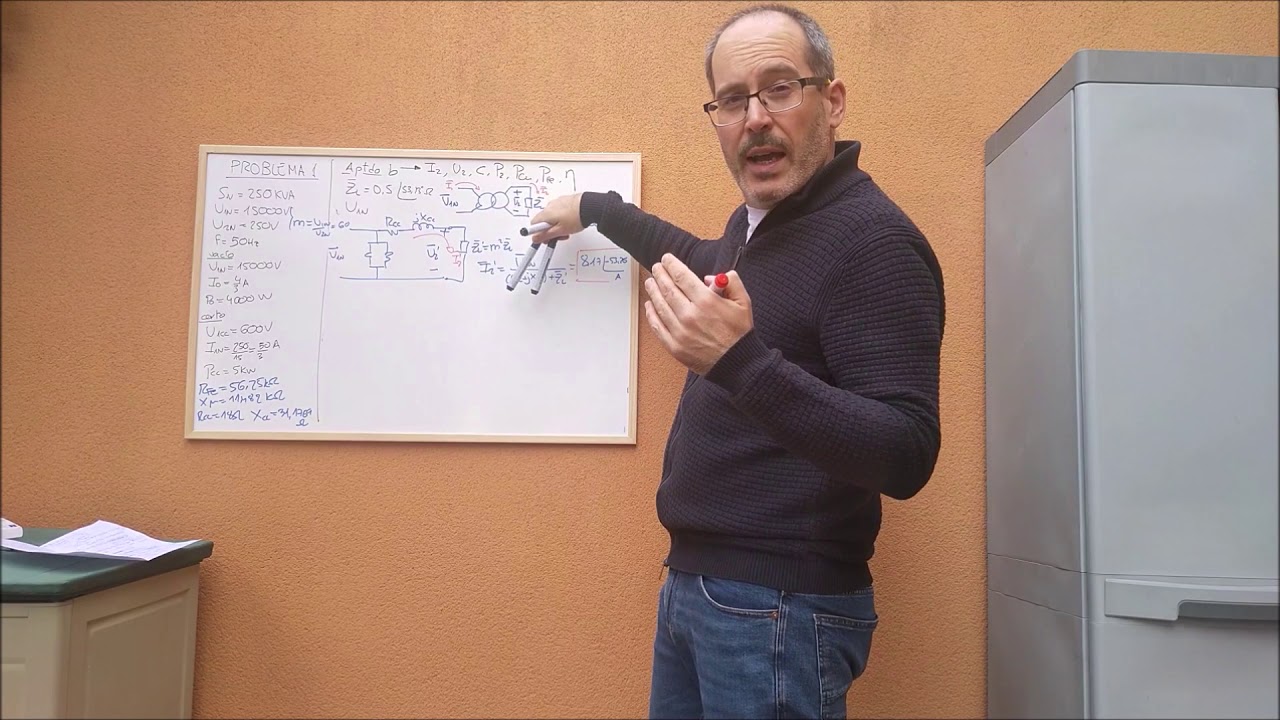 Vídeo 9: Problema Resuelto Transformador Monofásico. ENGR. GITST. ETSIT-UPM
