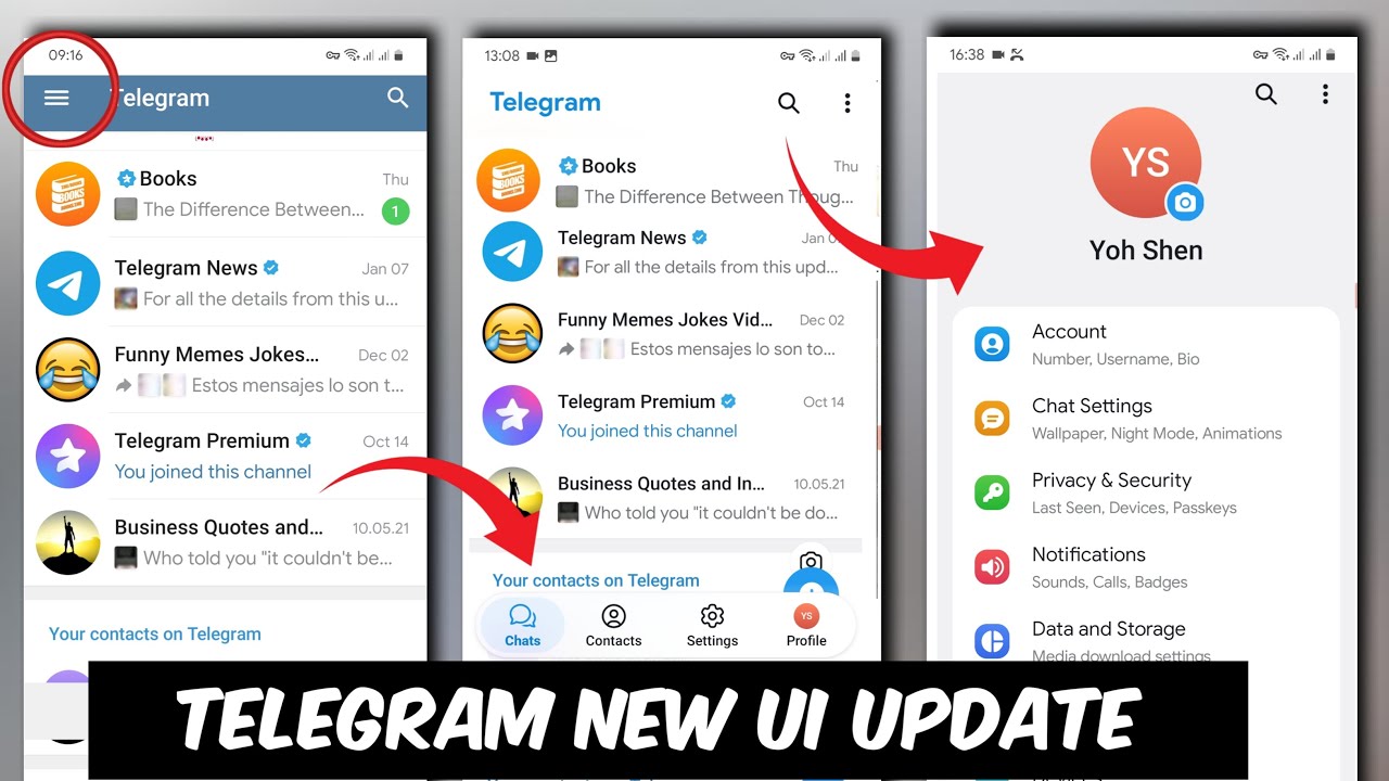 Новое обновление пользовательского интерфейса Telegram 2026 | Как получить новое обновление Teleg...