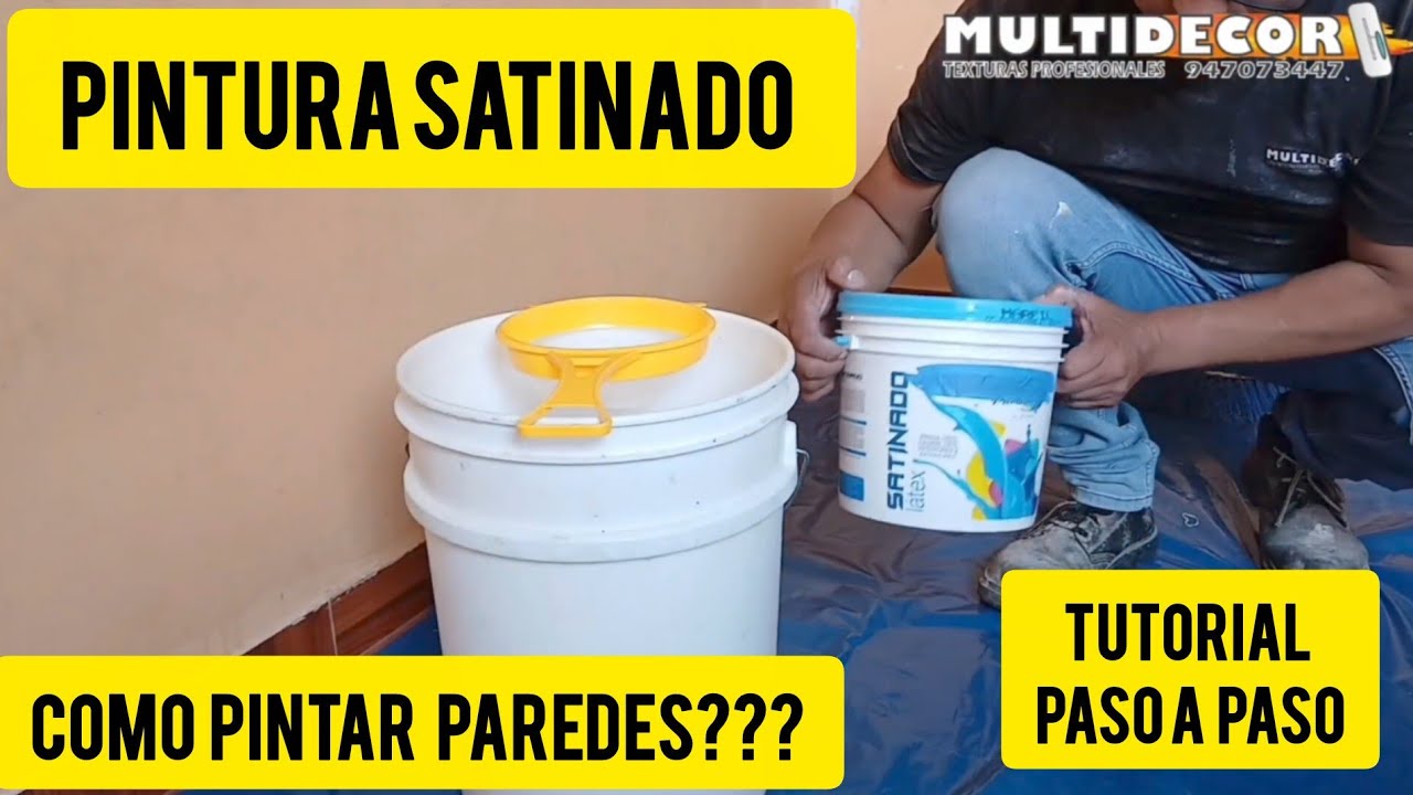 COMO PINTAR PAREDES CON PINTURA SATINADA - TUTORIAL PASO A PASO #TUTORIAL #HAZLOTUMISMO #CPP