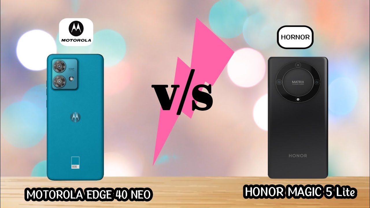 MOTOROLA EDGE 40 NEO VS HONOR MAGIC 5 Lite.,