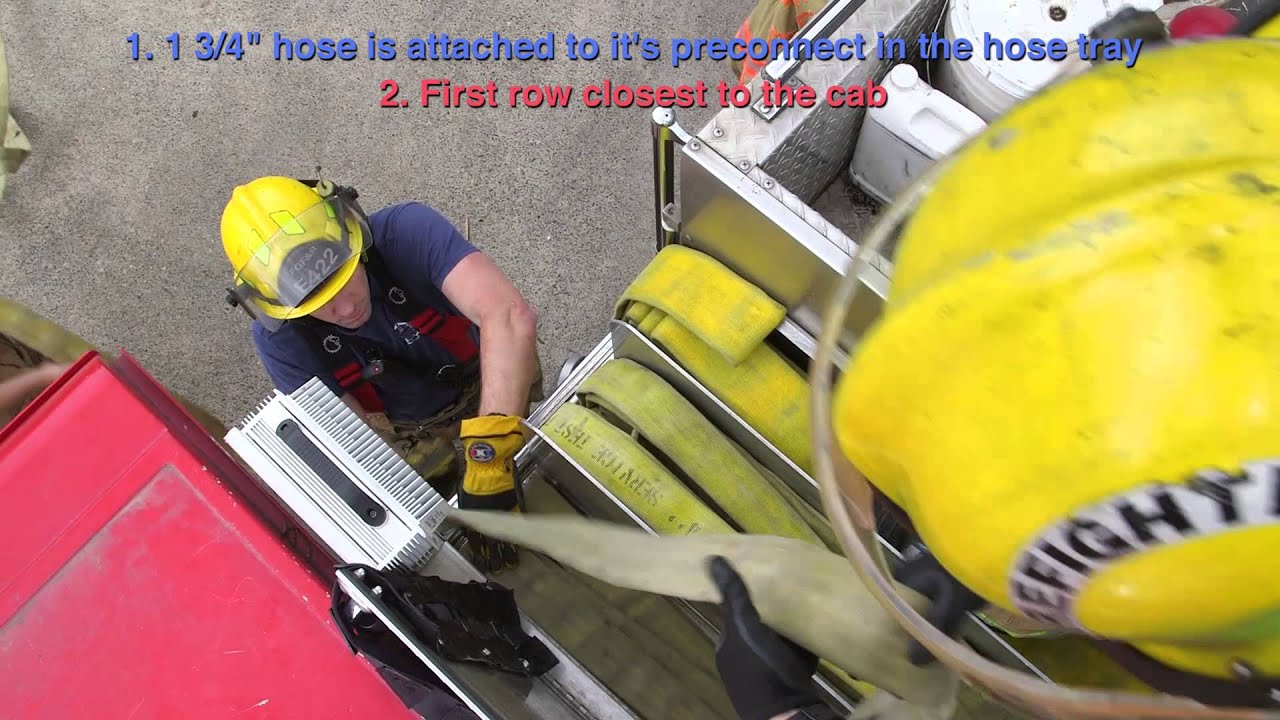 1 ¾” hose 200 ft  Preload deploy and Reload