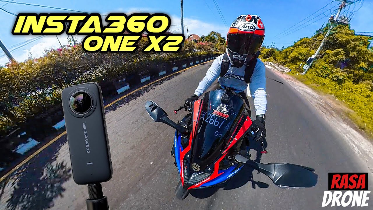 REVIEW INSTA360 ONE X2 COCOK BUAT MOTOVLOG‼️SEMUA ANGLE DAPET KAYAK DRONE🔥 