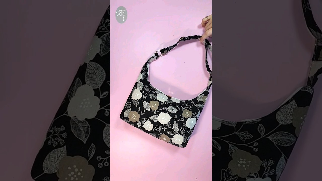Easy tomake: : hobo shoulder bag tutorial #shortsvideo #shorts #sewingtutorial