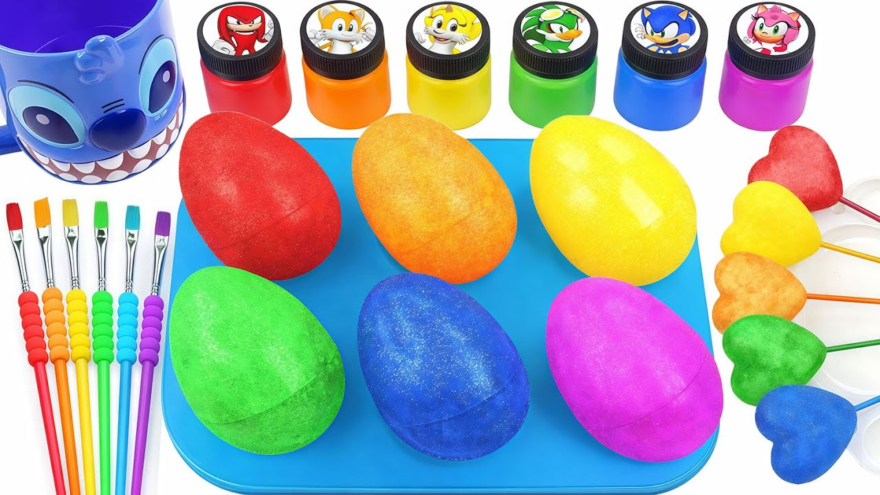 Oddly Satisfying Video l Making DIY Funnies Labubu SPRUNKI Cnady From Giant Eggs Glitrer Mixing ASMR