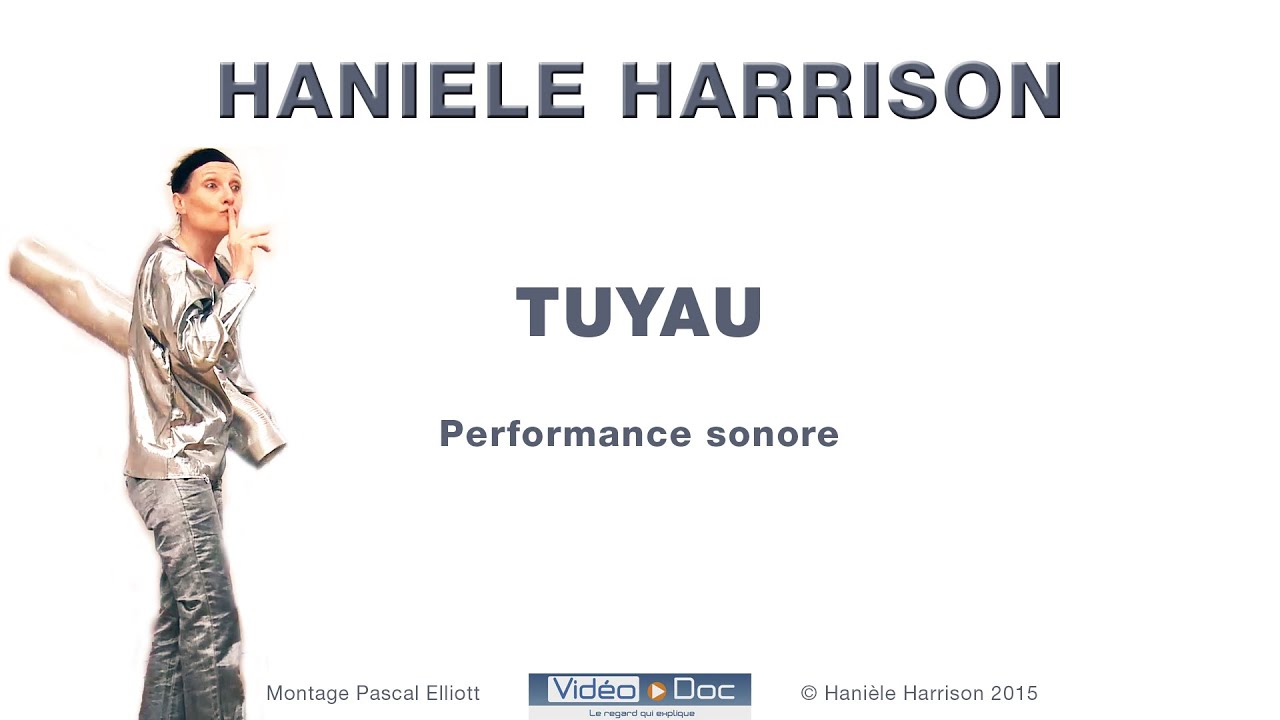 Haniele Harrison - Performance sonore, bande annonce Tuyau 2015