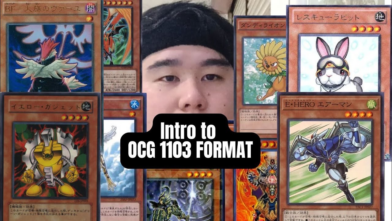 *INTRO TO OCG 1103 FORMAT*